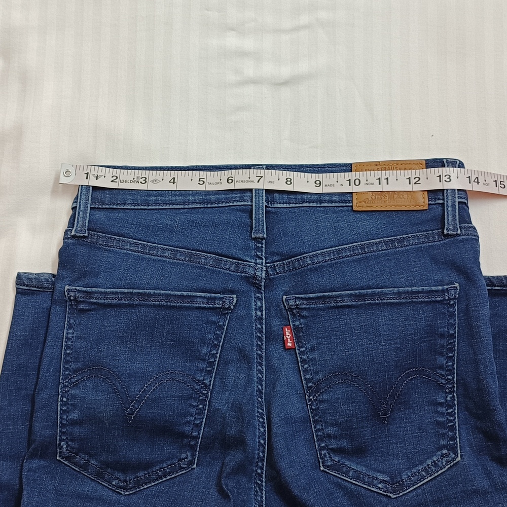 LEVI'S Blue Mile high Super skinny Jeans - Picture 14 of 15